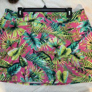 Tommy Bahama Palm Print Active Skort XL
